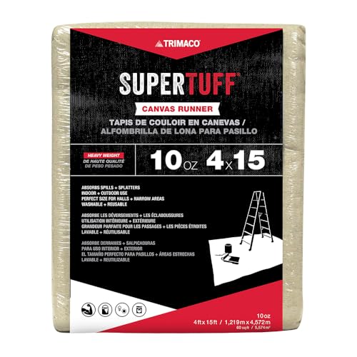 Trimaco SuperTuff 9x12 ft Canvas Drop Cloth