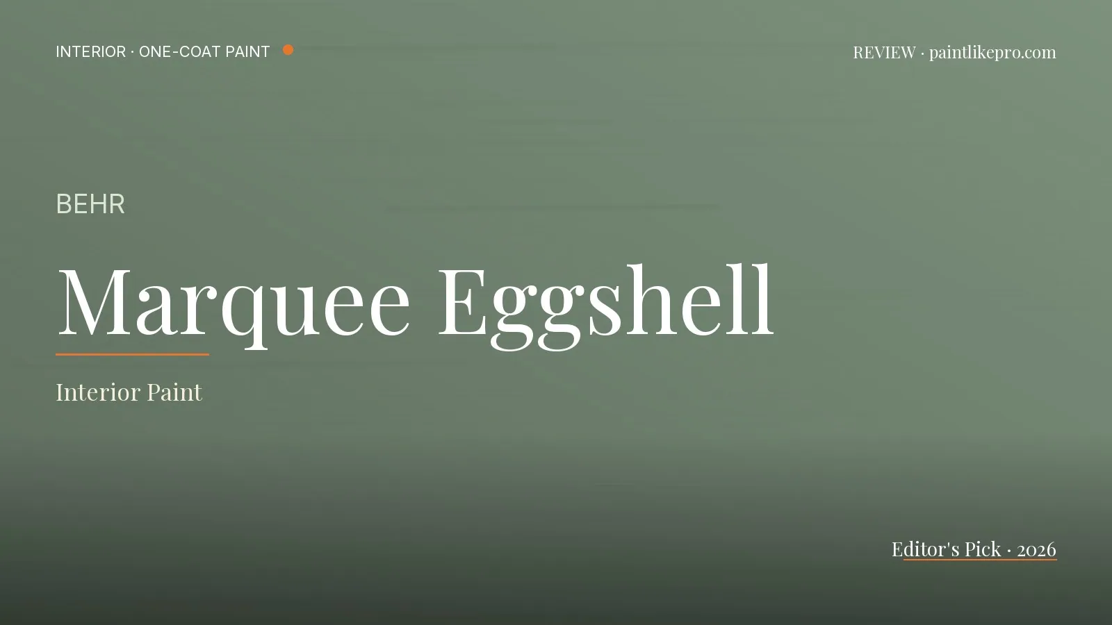 Gallon of Behr Marquee interior paint in eggshell finish on a paint shelf